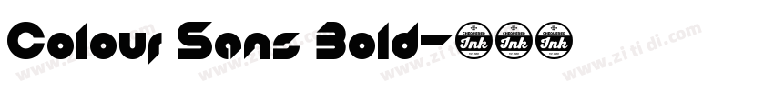Colour Sans Bold字体转换